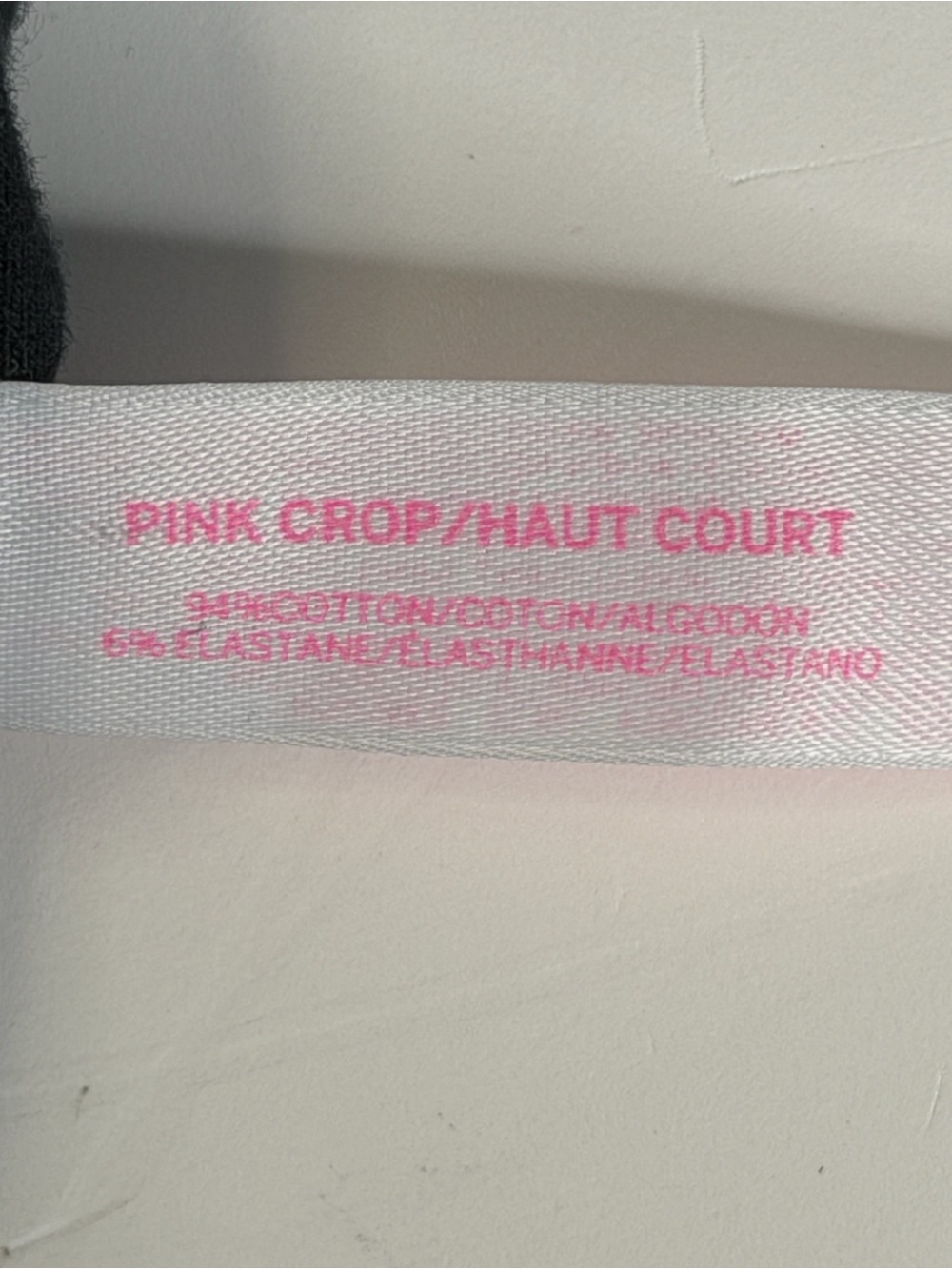Victoria's Secret PINK Black Holographic Girls Rule The World Sports Bra M - Picture 6 of 6